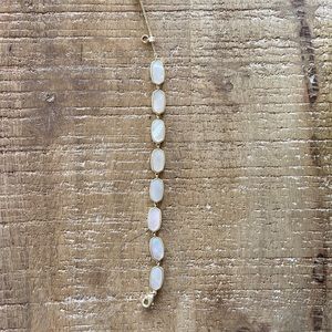 Kendra Scott Gold and Mother of Pearl Bracelet